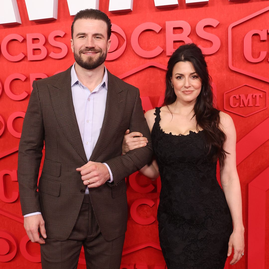 Sam Hunt and Hannah Lee Fowler attend the 2024 CMT Music Awards at Moody Center on April 07, 2024 in Austin, Texas