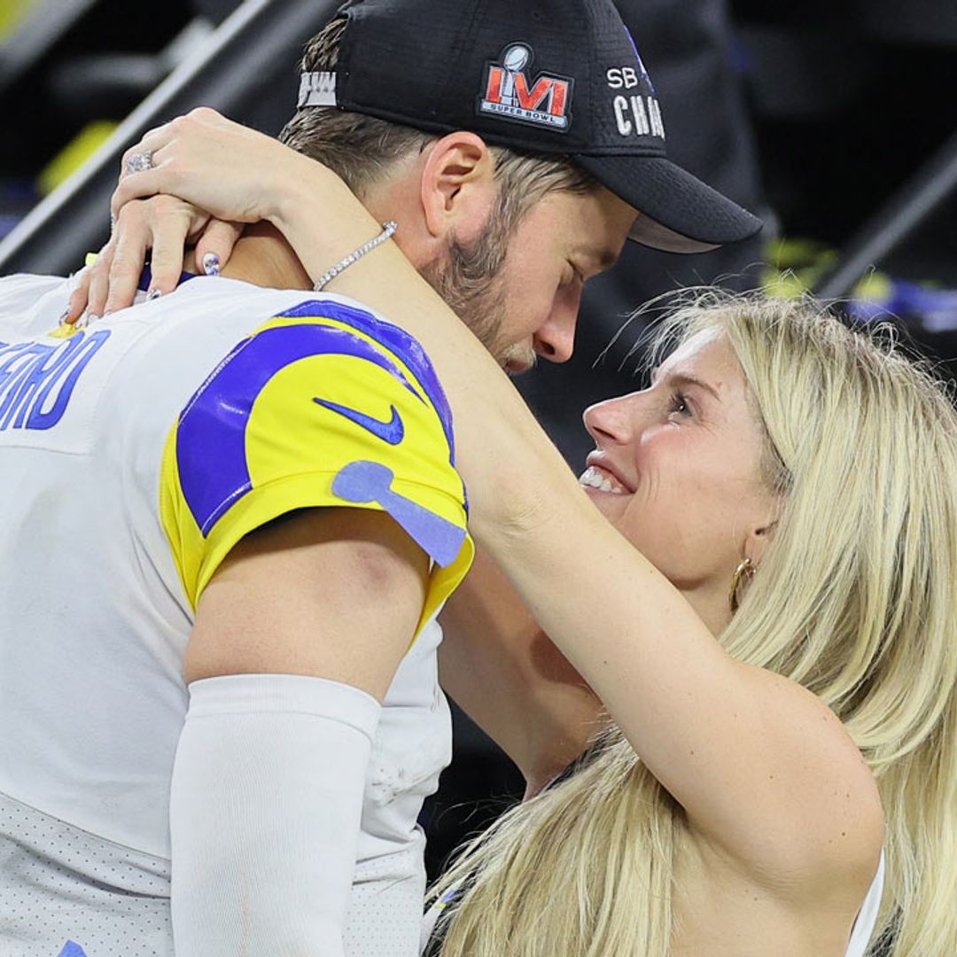 Matthew Stafford's wife Kelly modelled neon cap and sneakers on wedding day – heartfelt reason