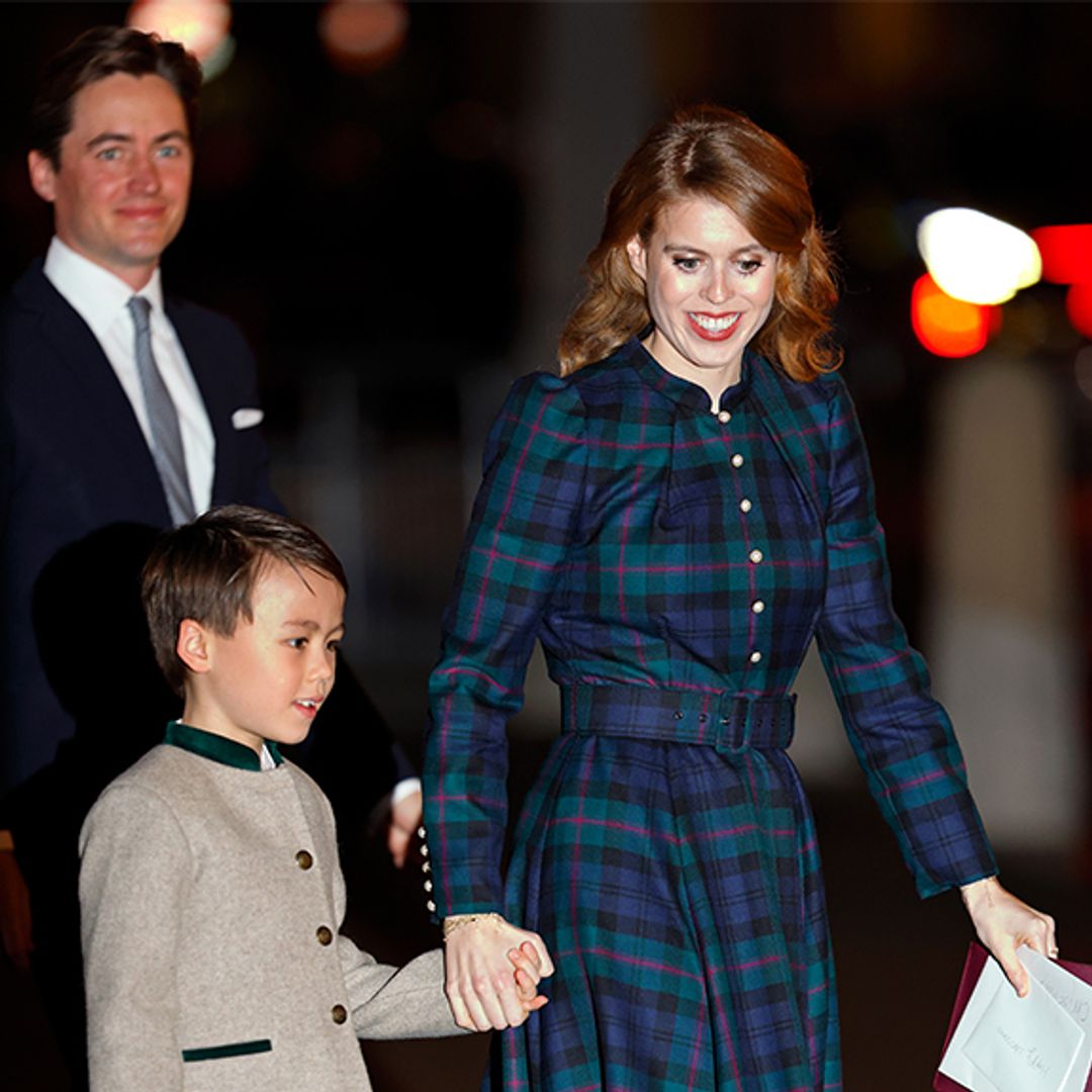 Princess Beatrice's stepson Wolfie is dad Edoardo's twin in new family photos