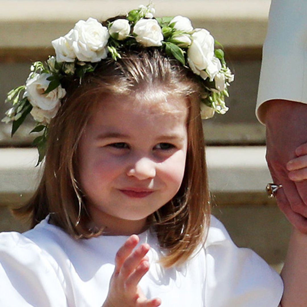 Cheeky Princess Charlotte pokes tongue out after being perfect bridesmaid