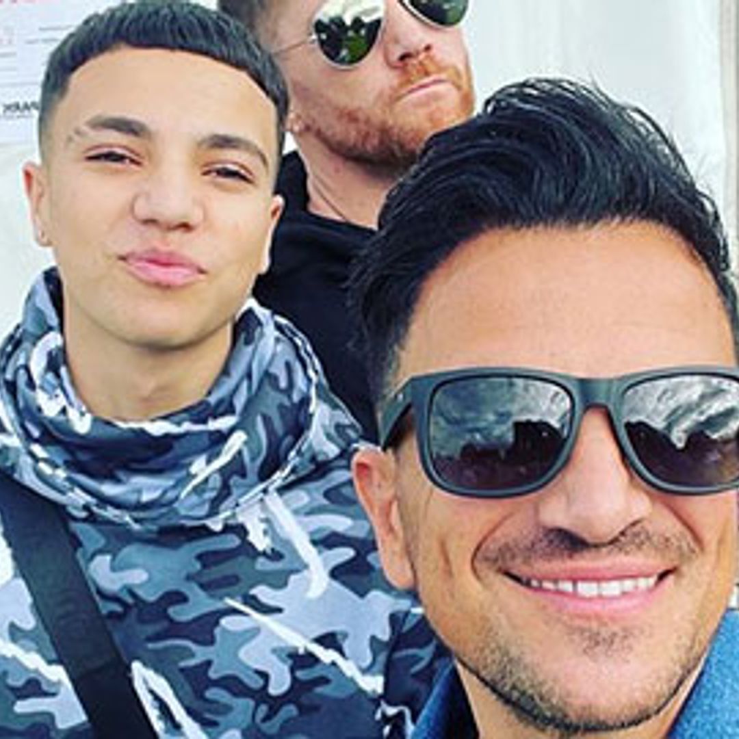 Peter Andre thrills fans with heartwarming video of 'supportive' son Junior