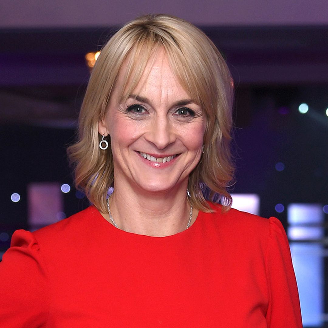 Louise Minchin's rarely pictured husband debuts bright blue sofa at private home
