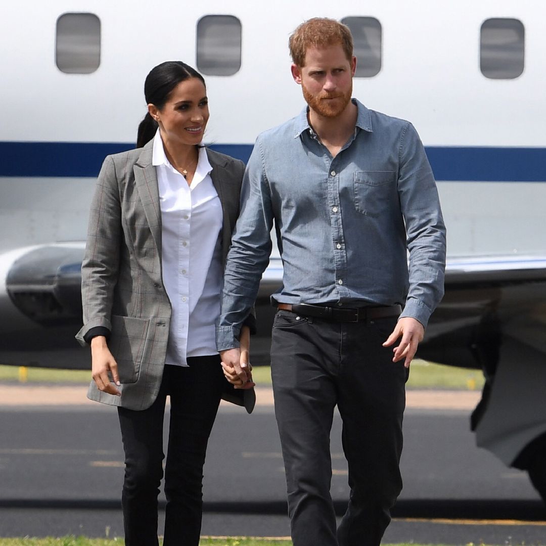 Prince Harry and Meghan Markle touch down in Nigeria after secret reunion in London