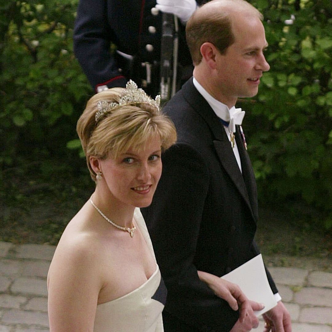 Duchess Sophie was resplendent in rule-breaking wedding guest dress and bridal tiara