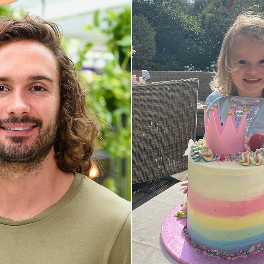 Joe Wicks treats daughter Indie to unbelievable rainbow birthday cake