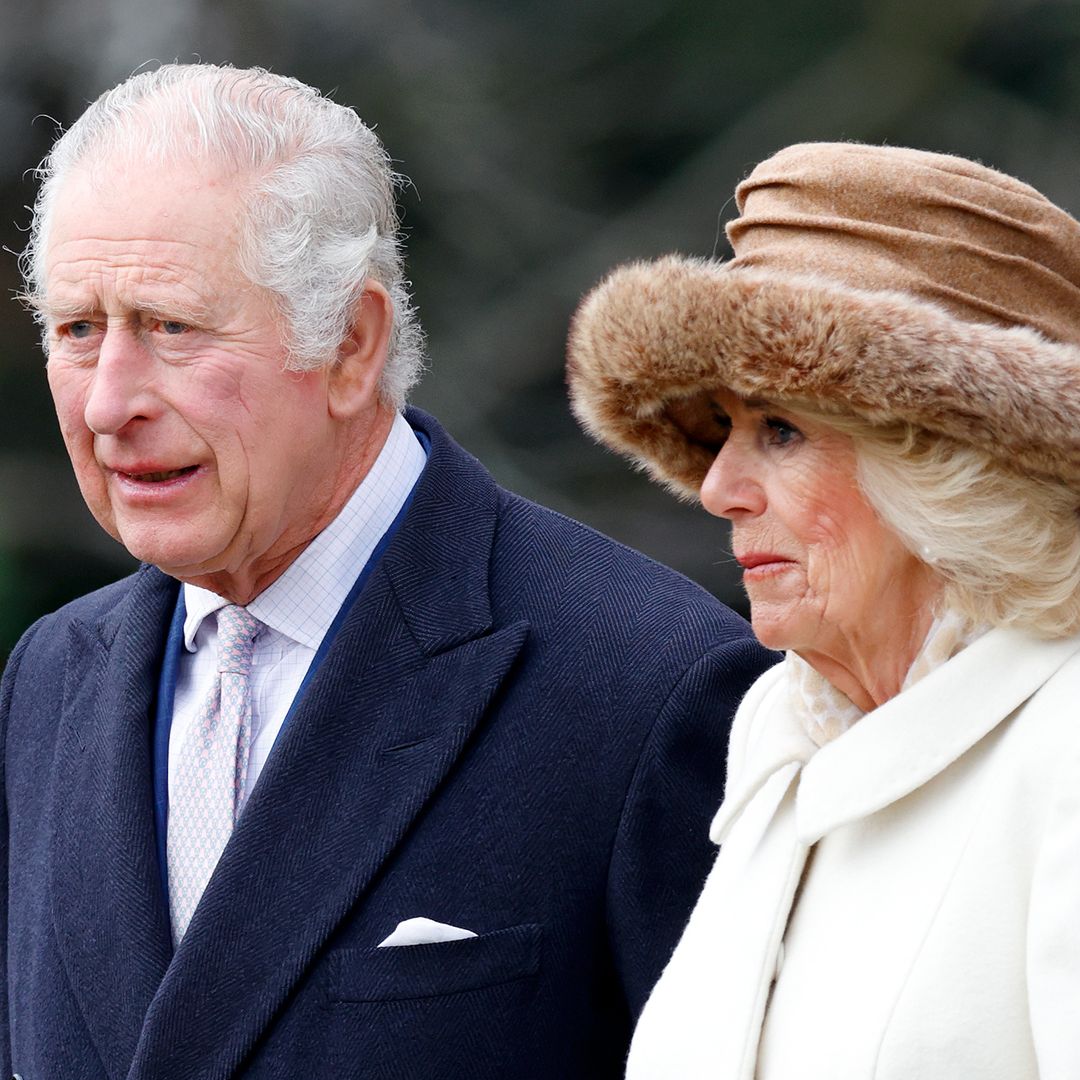 King Charles and Queen Camilla beam as they enjoy church outing in Sandringham