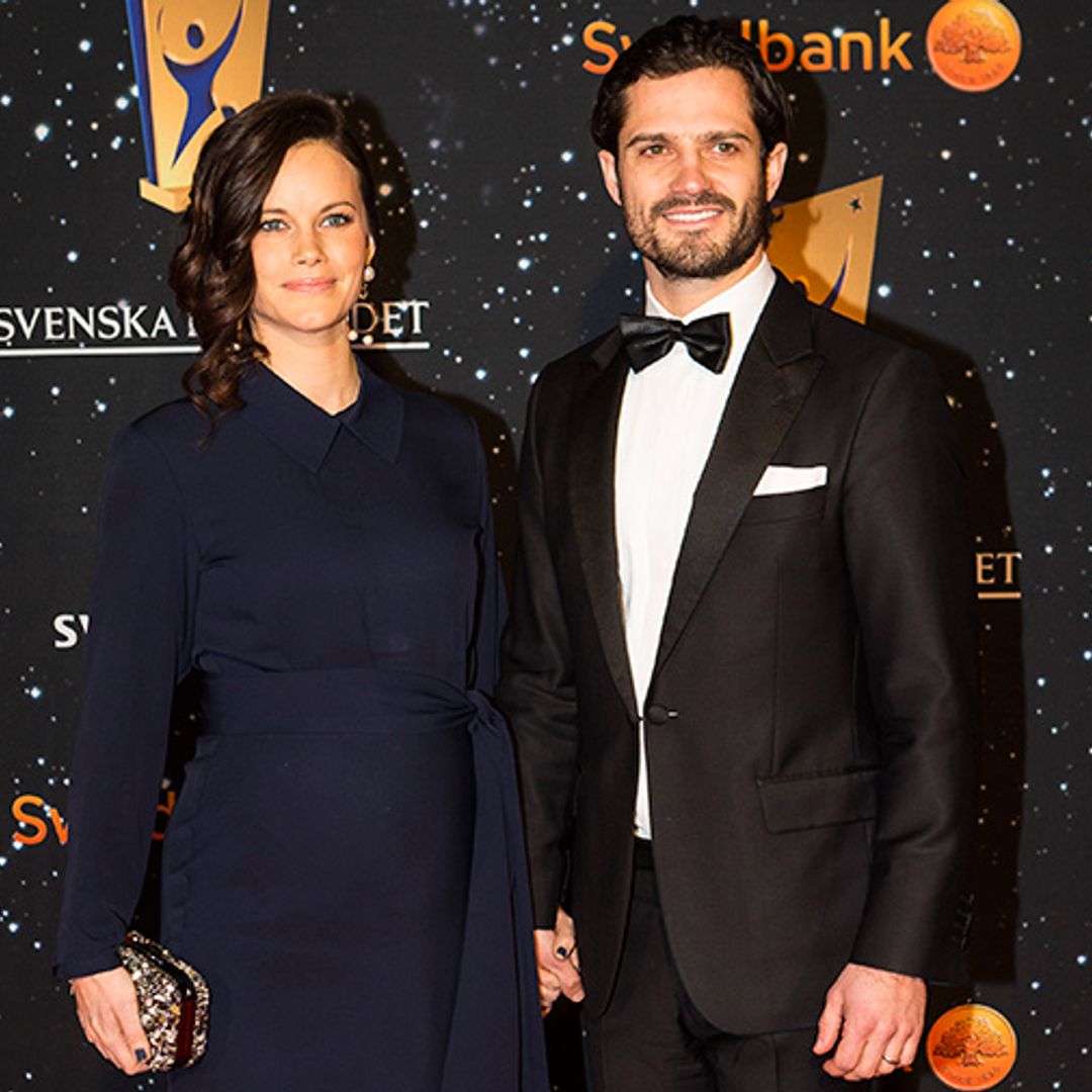 Princess Sofia and Prince Carl Philip are glamorous parents-to-be at sports gala