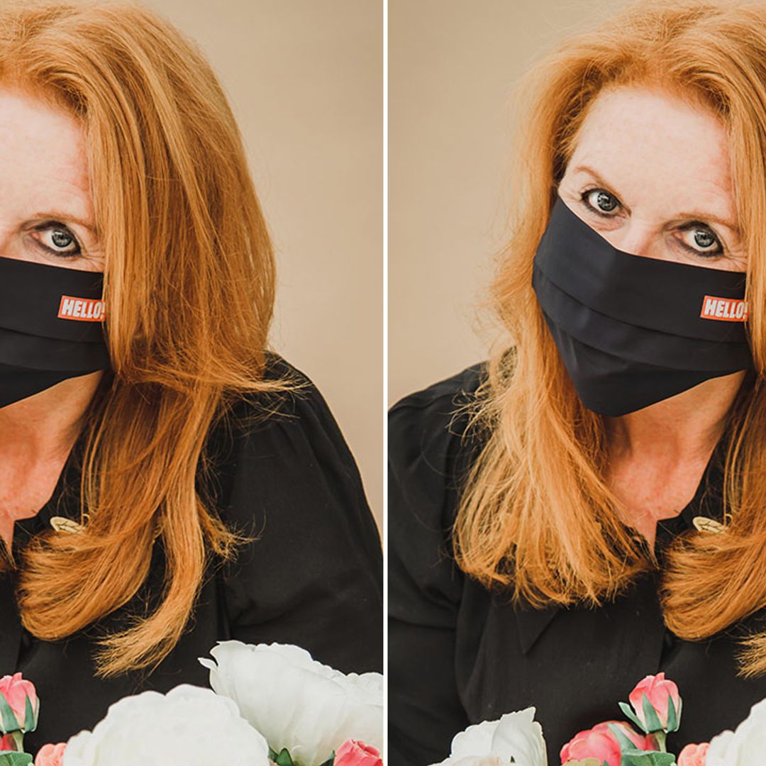 Sarah Ferguson sends meaningful message with new designer face mask