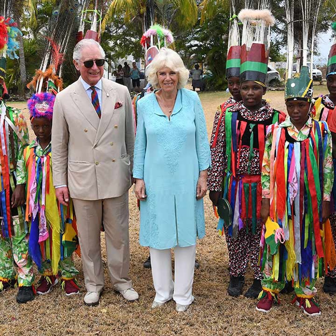Royal tour of the Caribbean - Duchess of Cornwall enjoys a rum punch, Prince Charles gets a drumming lesson