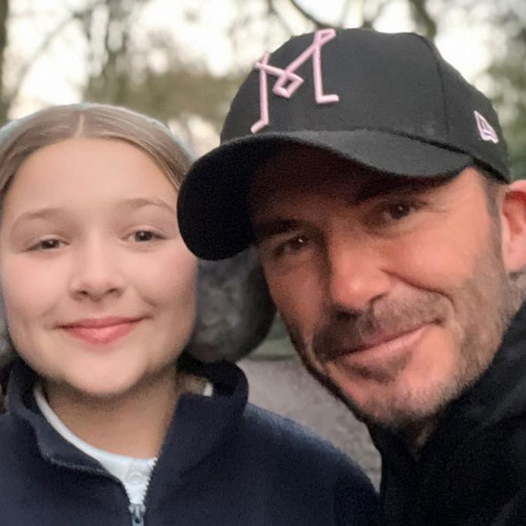 David Beckham sparks reaction as he pokes fun at daughter Harper in relatable school run video