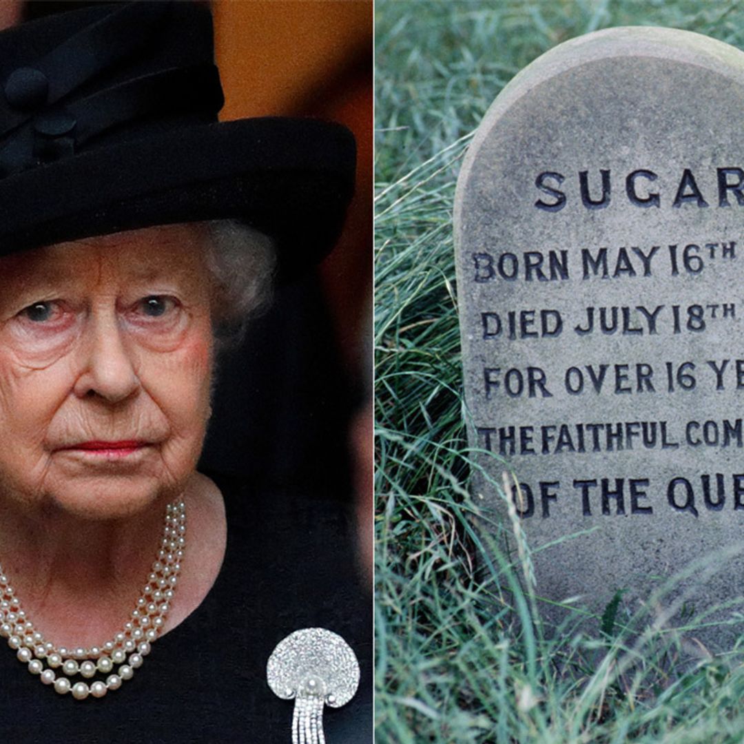 The late Queen's sombre corgi graveyard revealed