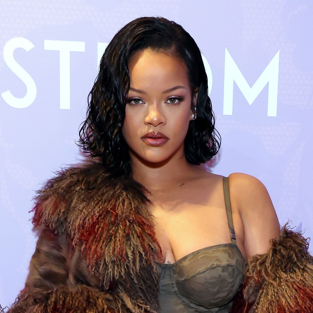 Rihanna highlights her curves in lacy lingerie in head-turning new appearance