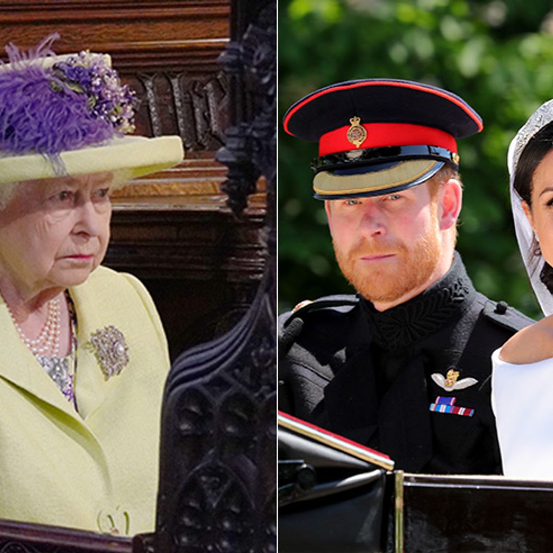 Did Prince Harry and Meghan Markle forget to curtsy to the Queen?