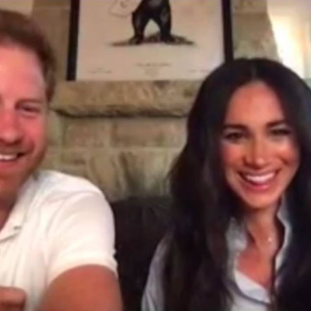 Prince Harry and Duchess Meghan shock young poets with special appearance in Zoom session