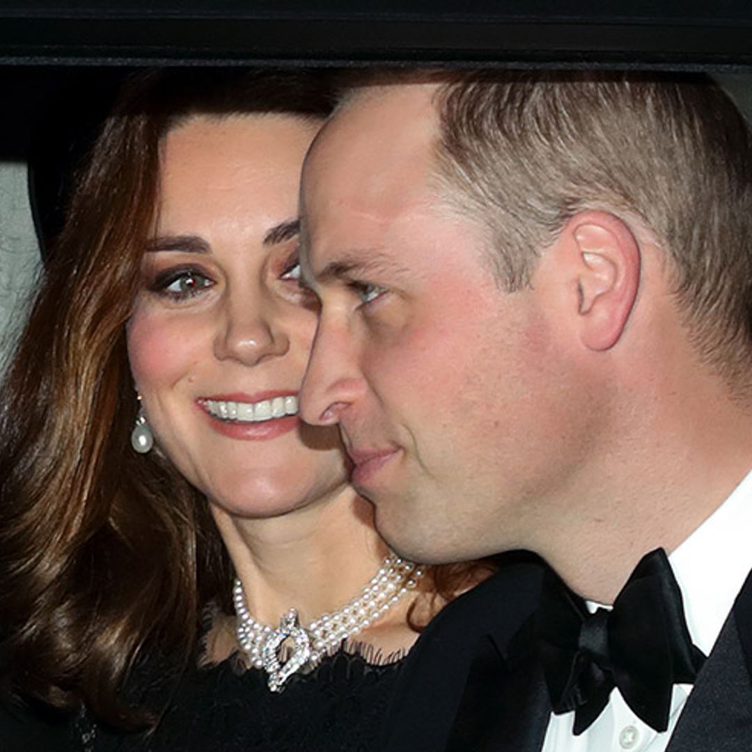 Duchess Kate stuns in pearl choker at Queen's 70th anniversary party