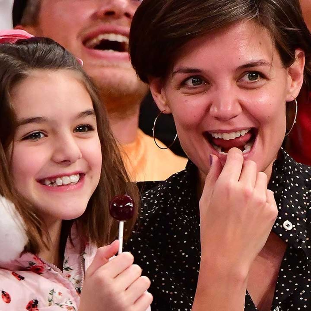Katie Holmes makes rare comment about life with daughter Suri