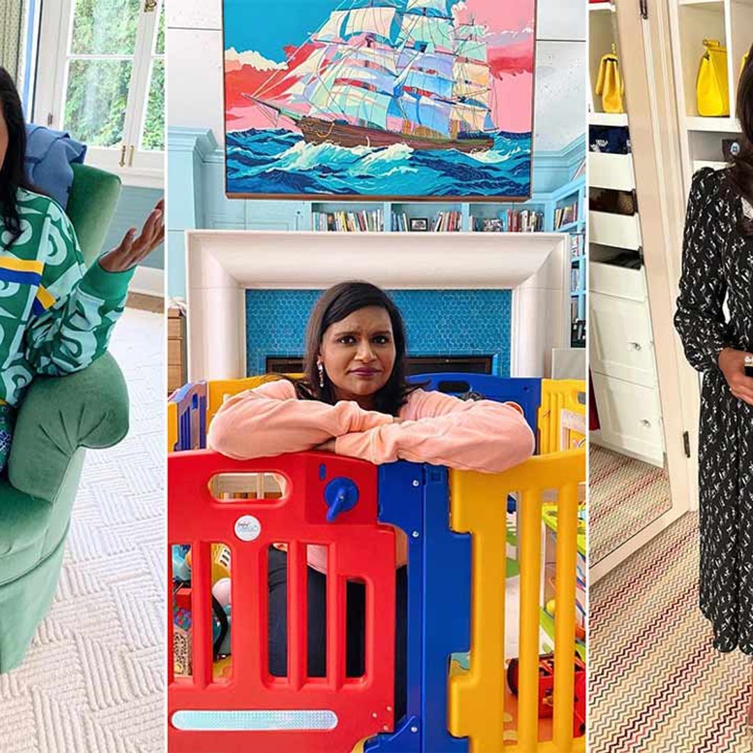 Mindy Kaling's LA mansion is one of the most colourful homes you'll ever see