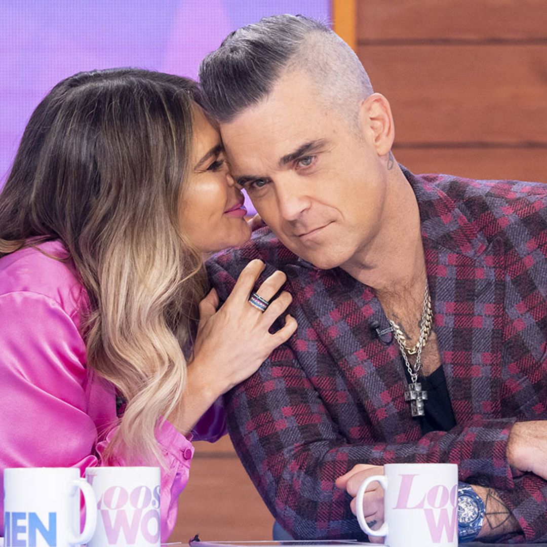 Robbie Williams and Ayda Field's daughter makes them cry live on Loose Women