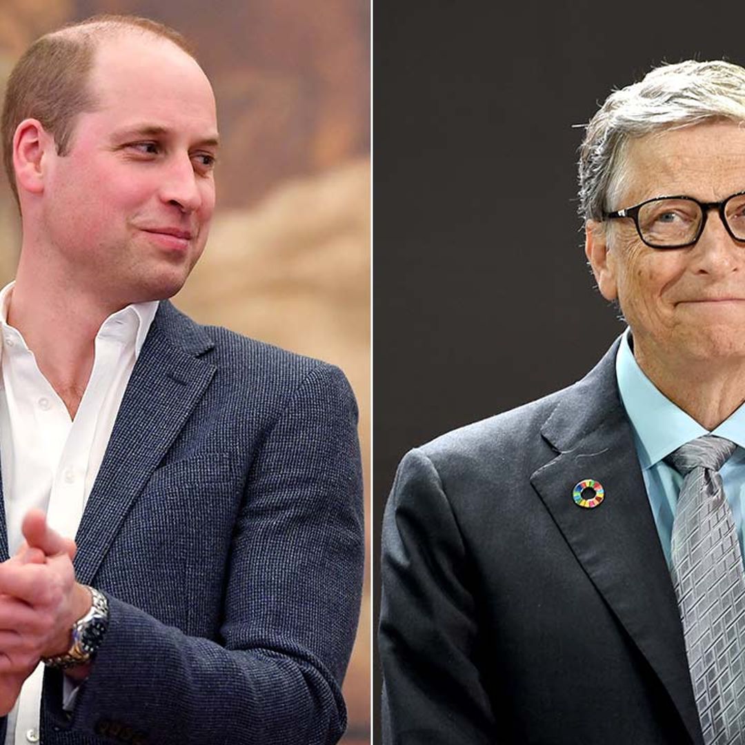 Prince William's surprising phone call with Bill Gates revealed