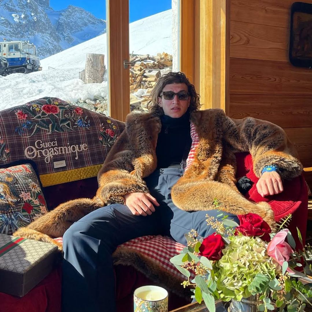 Cousin Colton living it up in St. Mortiz