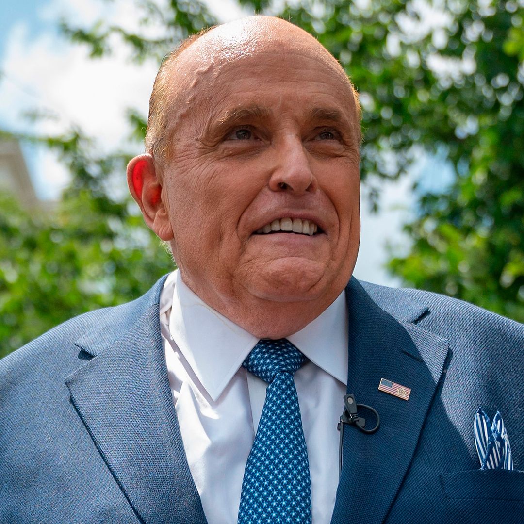 Rudy Giuliani makes first appearance following severe car crash