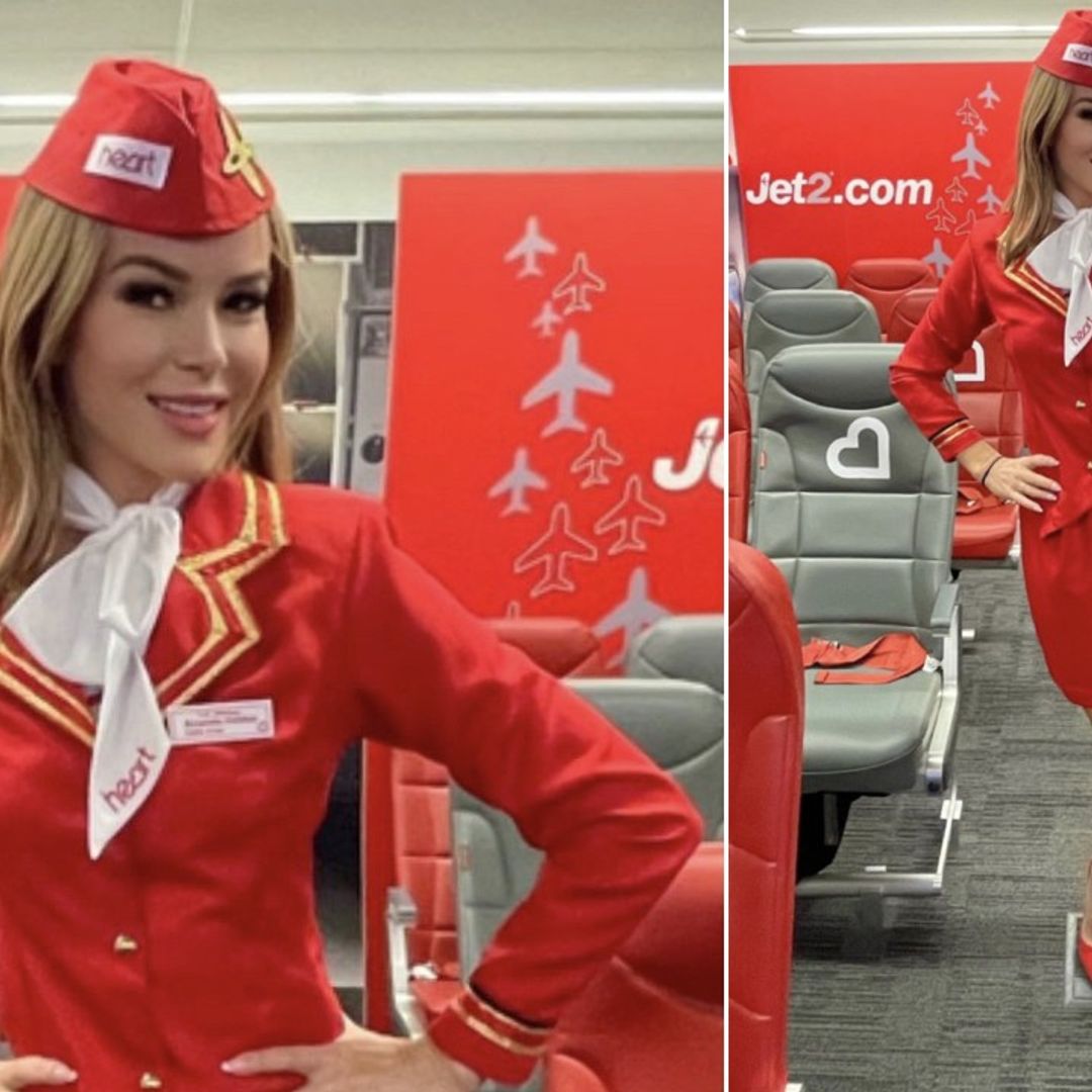 Amanda Holden's sassy stewardess outfit sparks big fan reaction