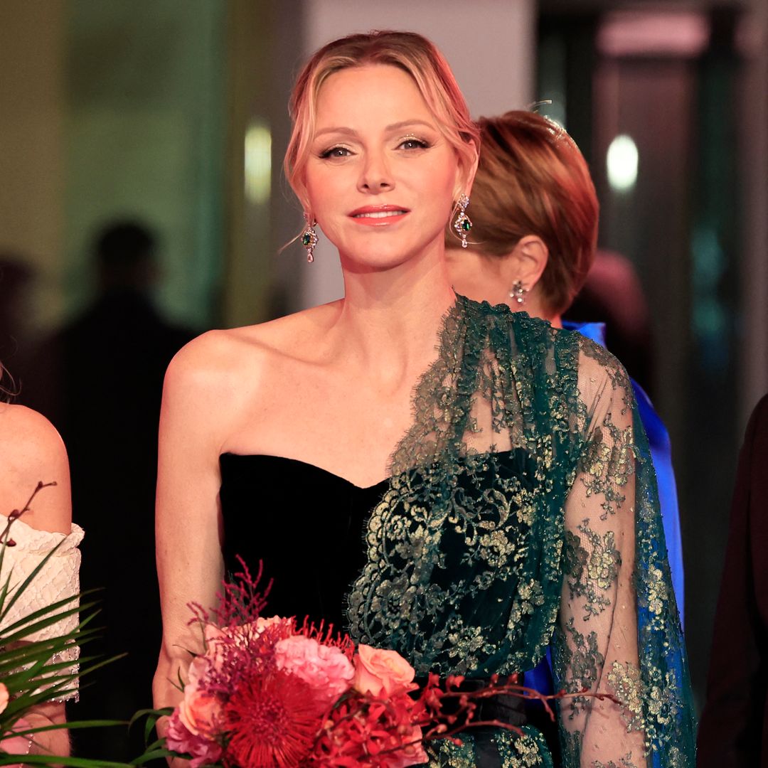 Princess Charlene's striking red lipstick looks are a major royal beauty moment