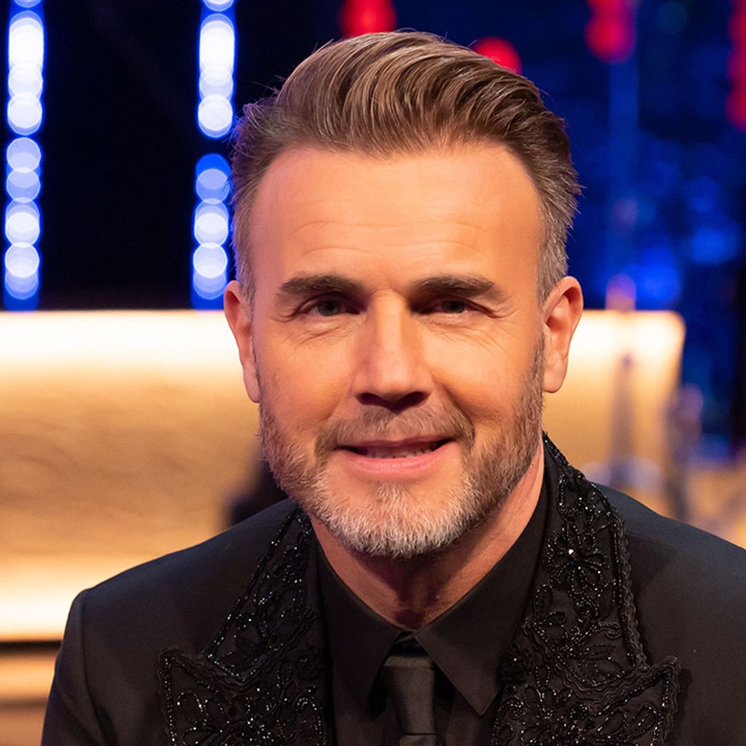 Gary Barlow's son Daniel towers above him in rare family photo