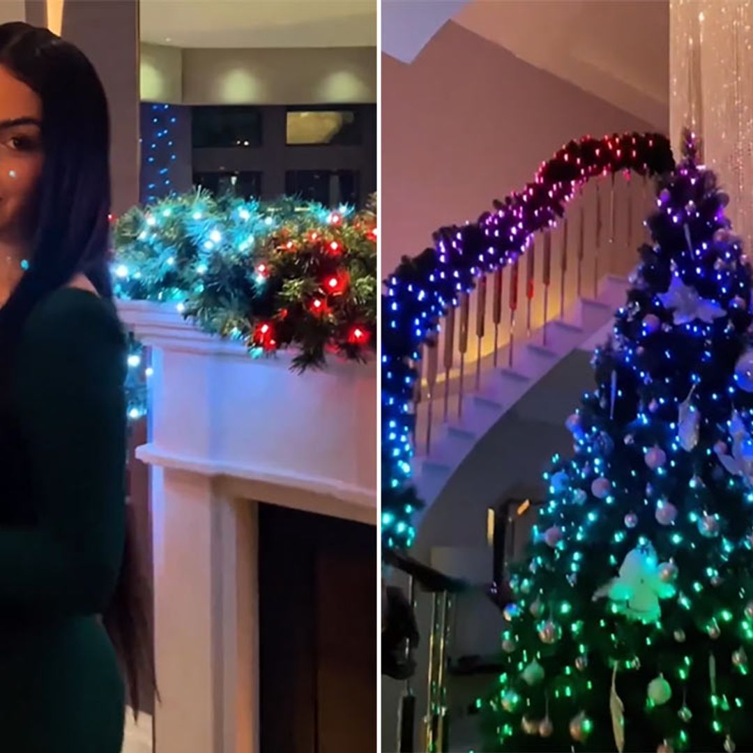 Cristiano Ronaldo and Georgina Rodriguez's Christmas decorations are out of this world – VIDEO
