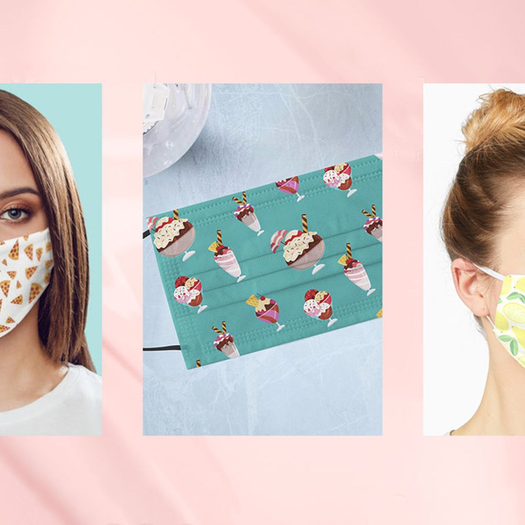 Love pizza or chocolate? There are face masks you can buy for that