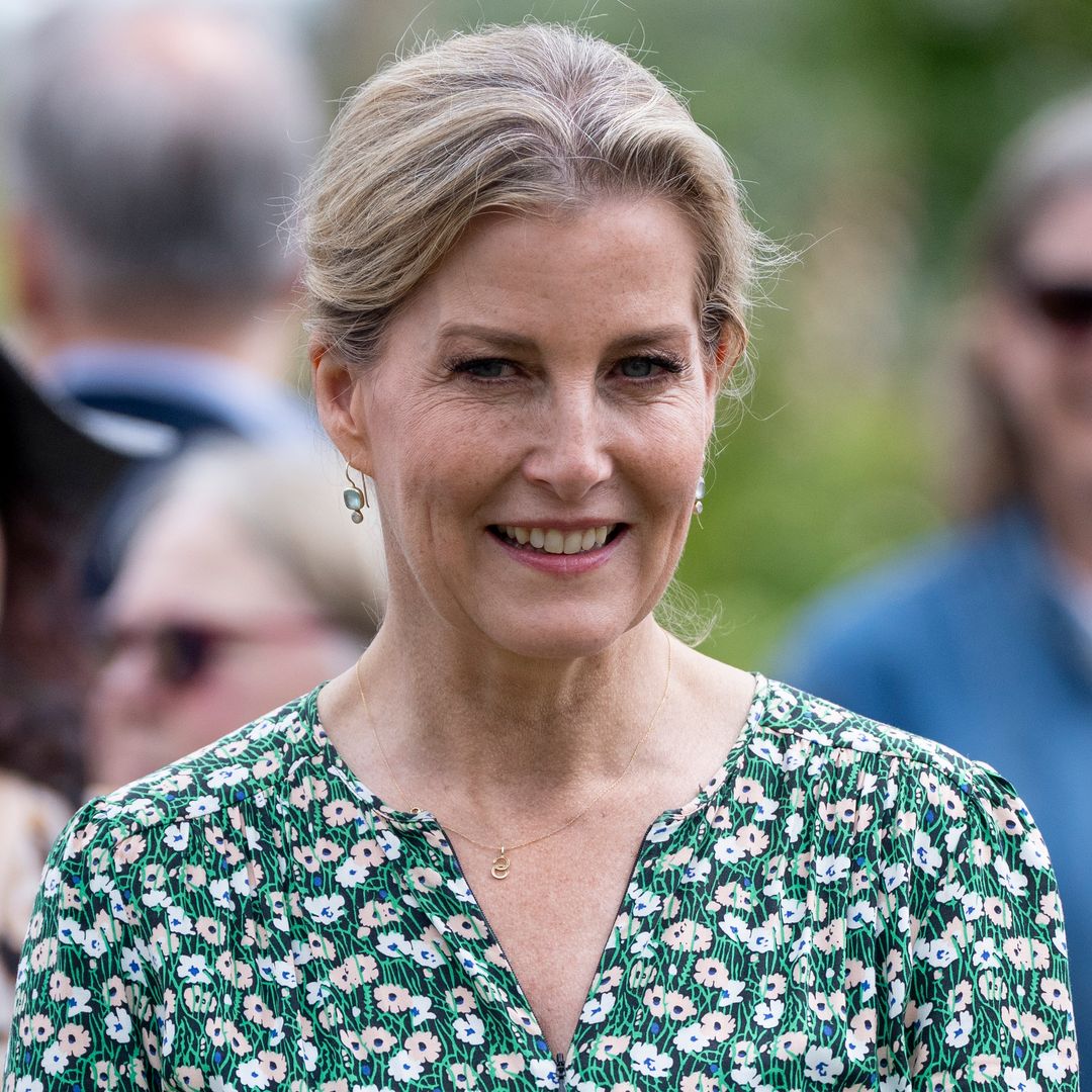 Duchess Sophie is summer perfection in waist-defining floral dress