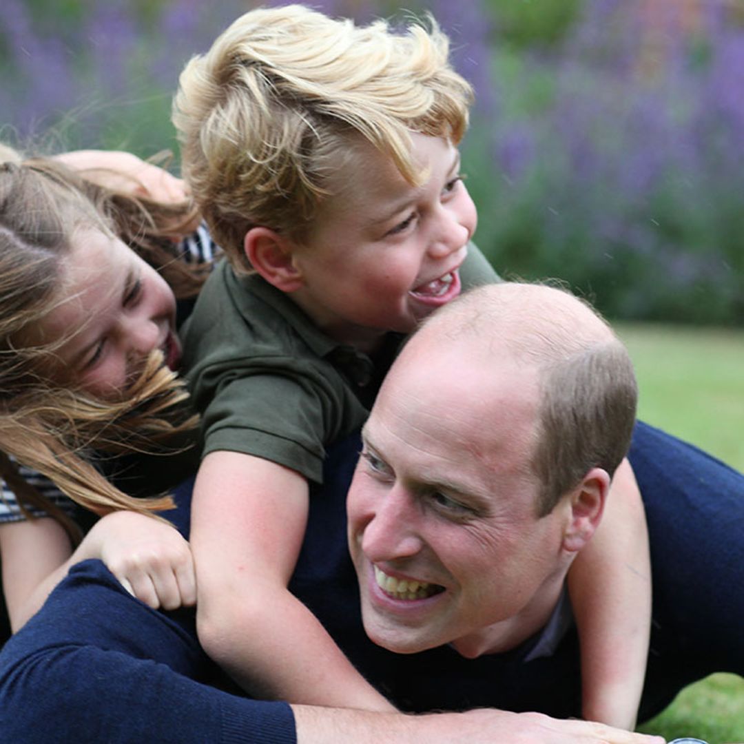 Prince William releases gorgeous new pictures with his children to mark double celebrations