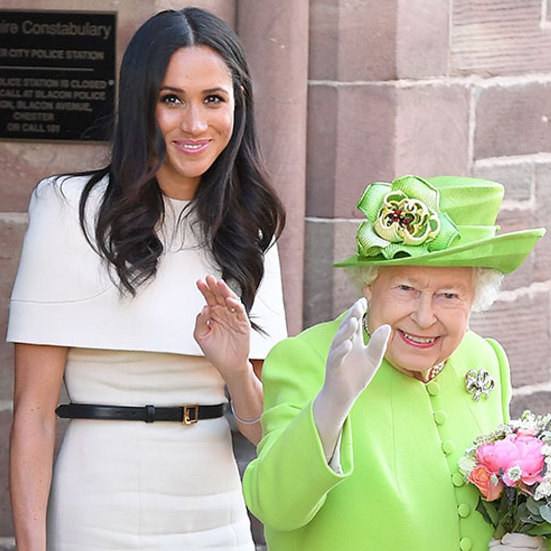 The hidden meaning behind the Queen's green outfit in Chester