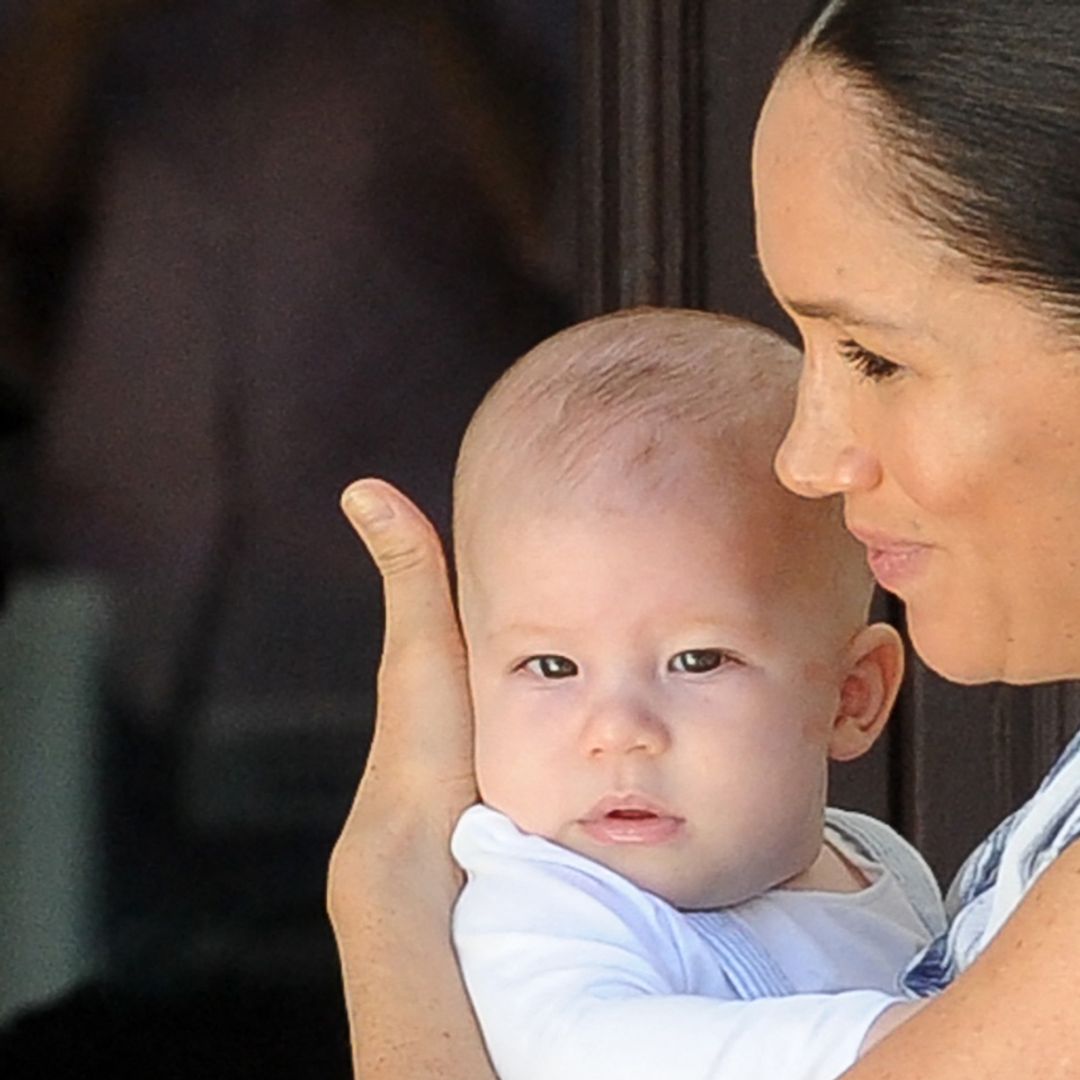 Meghan Markle kisses baby Archie in precious photo from family archives