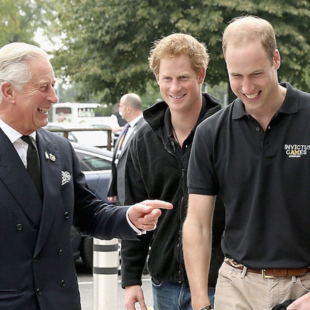 Palace releases new official photo of Prince Charles, Prince William and Prince Harry