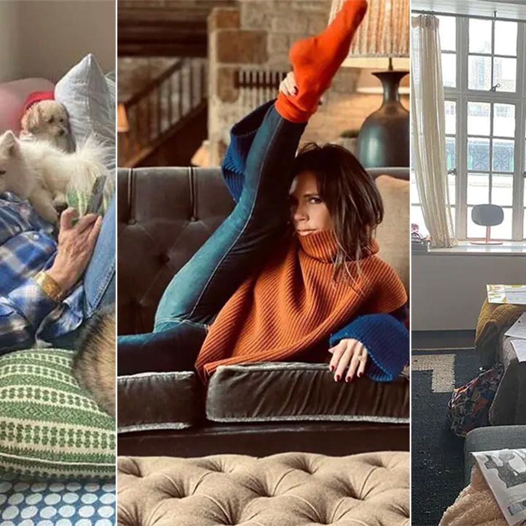 50 celebrity living rooms you'll love – Sharon Osbourne, Victoria Beckham and more