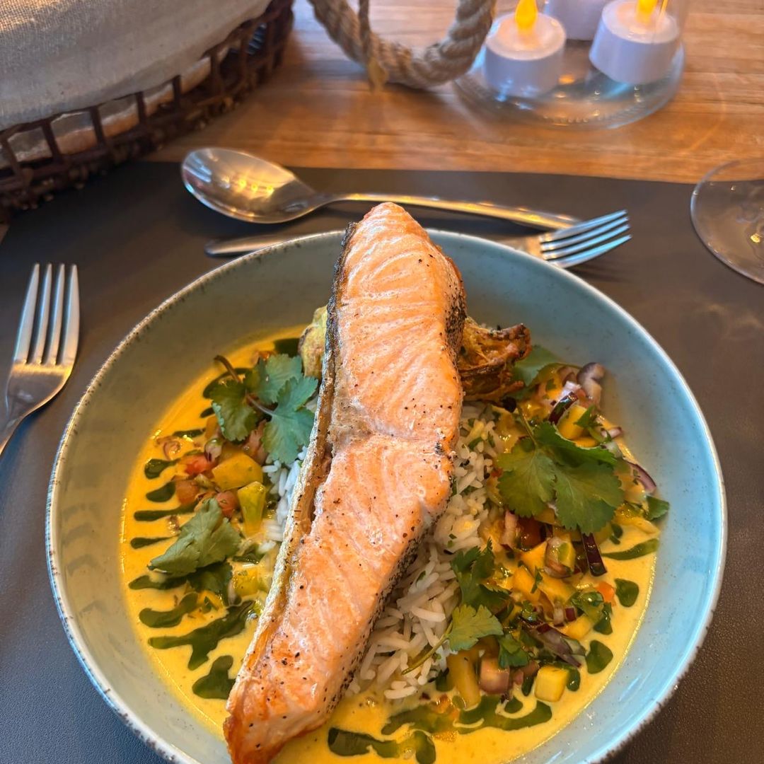 A salmon dish
