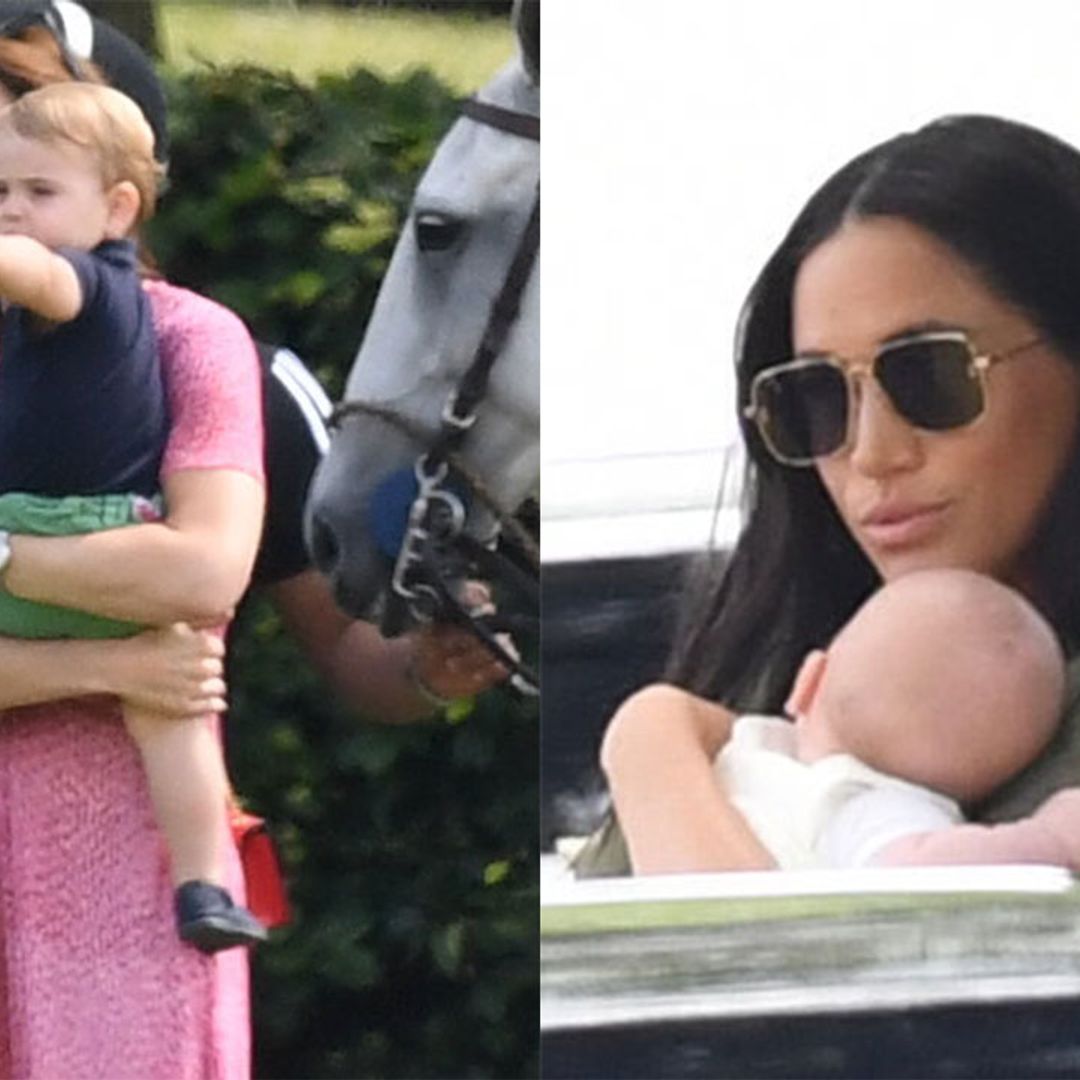 Kate Middleton and Meghan Markle UNITE with kids including baby Archie to watch Princes at polo - LIVE UPDATES