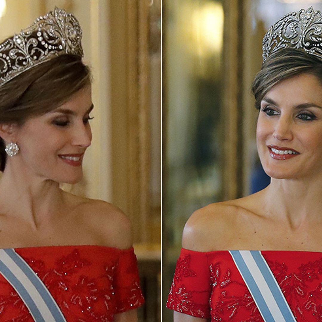 Everything you need to know about Queen Letizia of Spain's stunning Fleur de Lys tiara