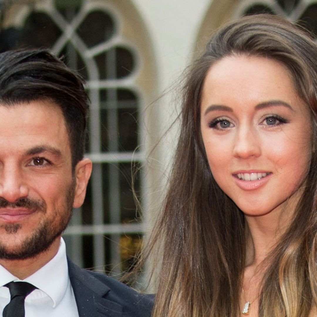 Peter Andre's wife Emily stuns in slinky silk dress for lavish night out