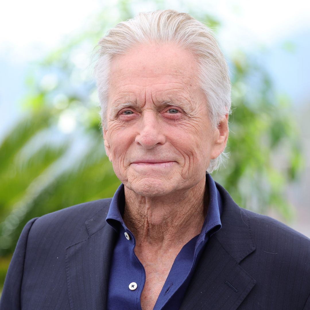 Michael Douglas hits the beach on the French Riviera