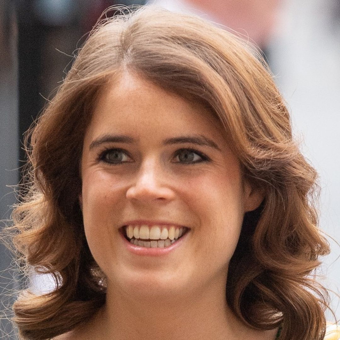 Princess Eugenie rocks sparkles and snake print in the sweetest new snap