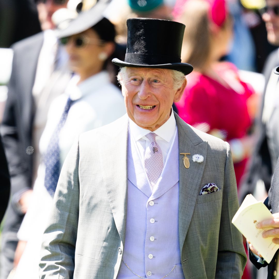 King Charles shares rare public message to royal relative on big day