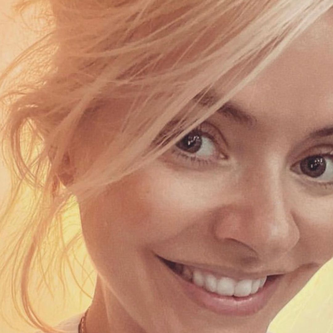 Holly Willoughby shows off her tan as she prepares to return to This Morning