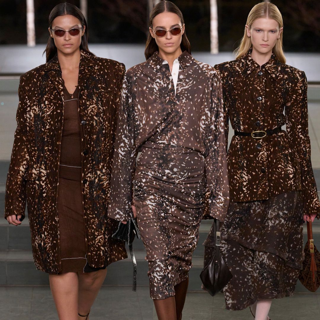 Want to stand out this season? Introducing Katie Holmes-approved deer print