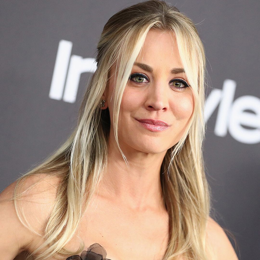 Kaley Cuoco stuns in flirty sparkly dress – but her appearance divides fans