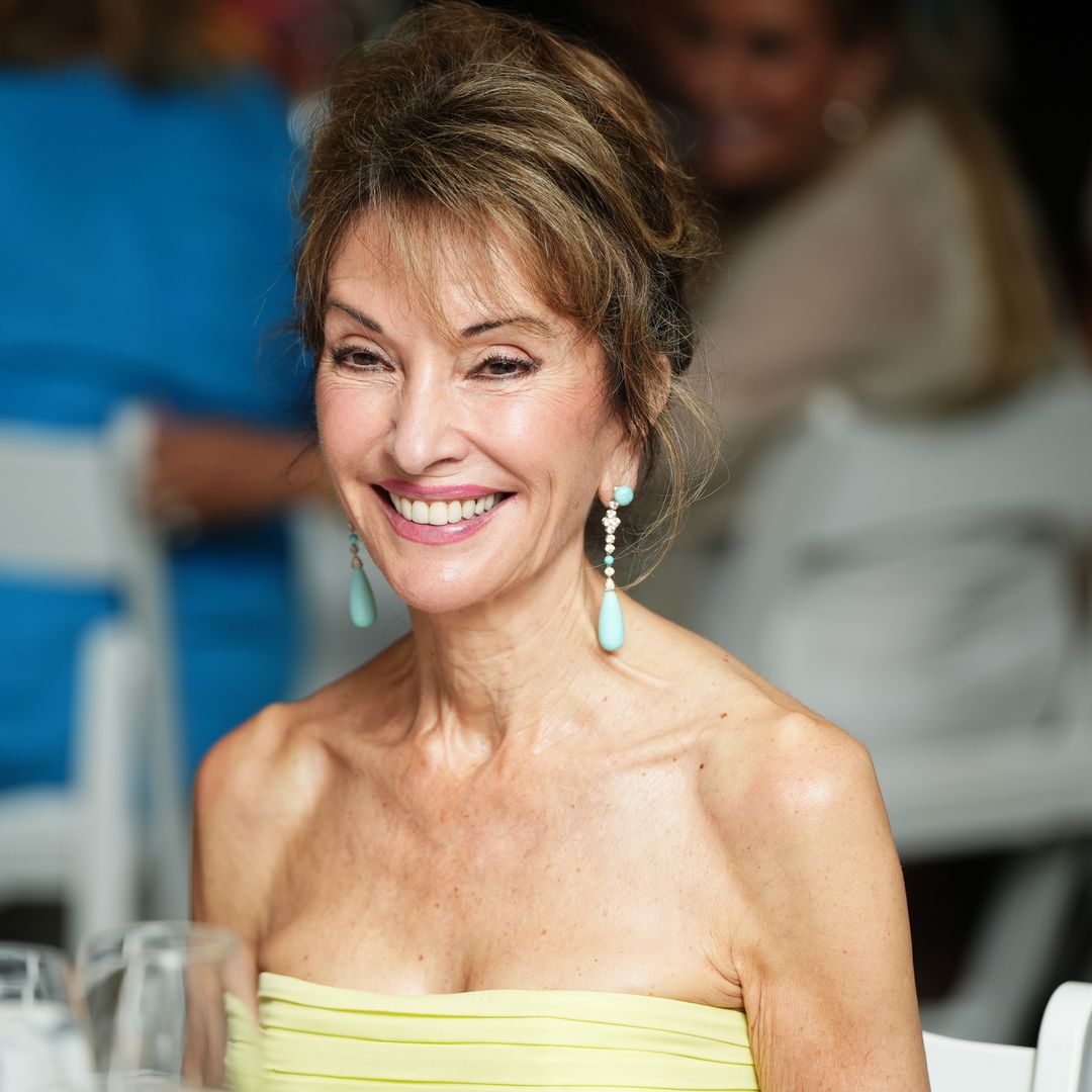 Susan Lucci, 77, enjoys 'perfect summer evening' in white ultra-mini dress