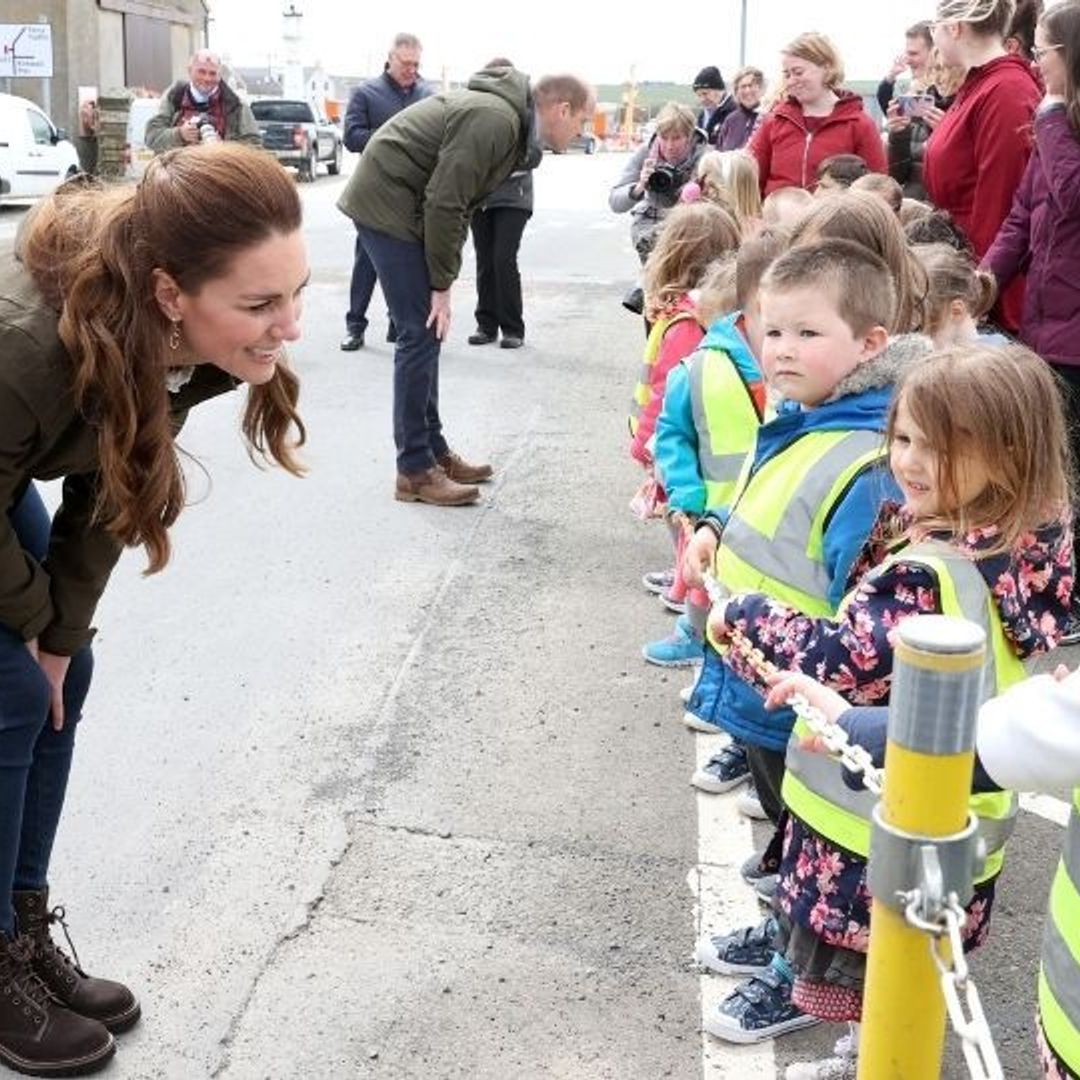 Duchess Kate had the sweetest response when a child asked, 'Are you a prince?' in Scotland