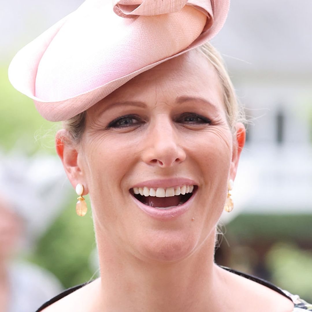 Beaming Zara Tindall wows in floral dress as she makes Royal Ascot appearance