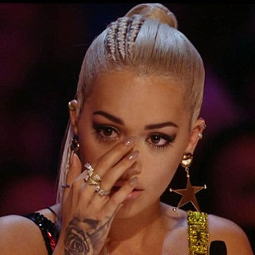 Tearful Rita Ora comforted by Simon Cowell over future of X Factor contestant